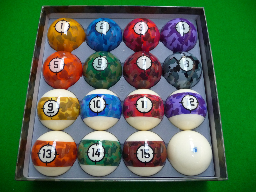 16 Boules De Billard Pour Enfants - Diamètre 1,26 Pouce (3,2 Cm), En Résine Légère, Jeu De Billard Américain - 5